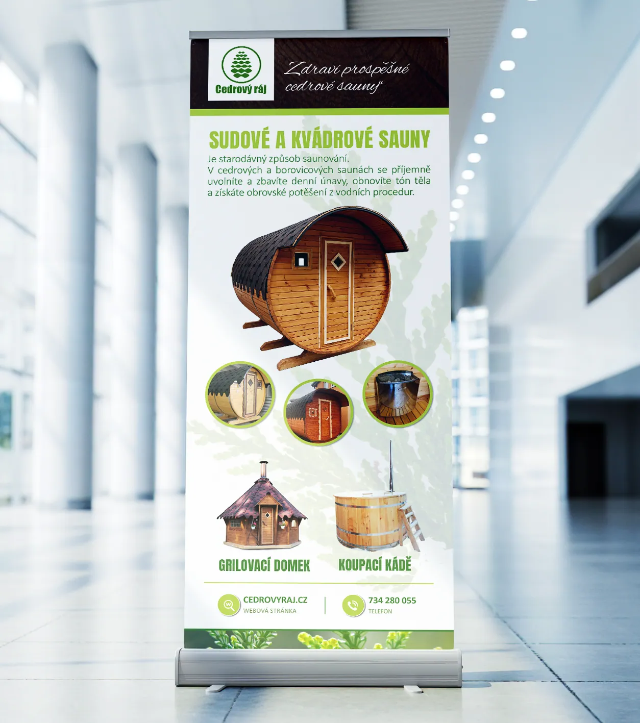 Free Roll-up Mockup 3