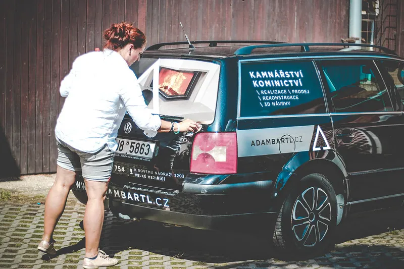 Polepy vozů včetně instalace - XART, s.r.o.