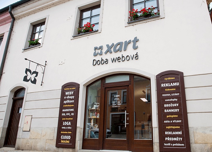 Budova sídla XART ve Velkém Meziříčí