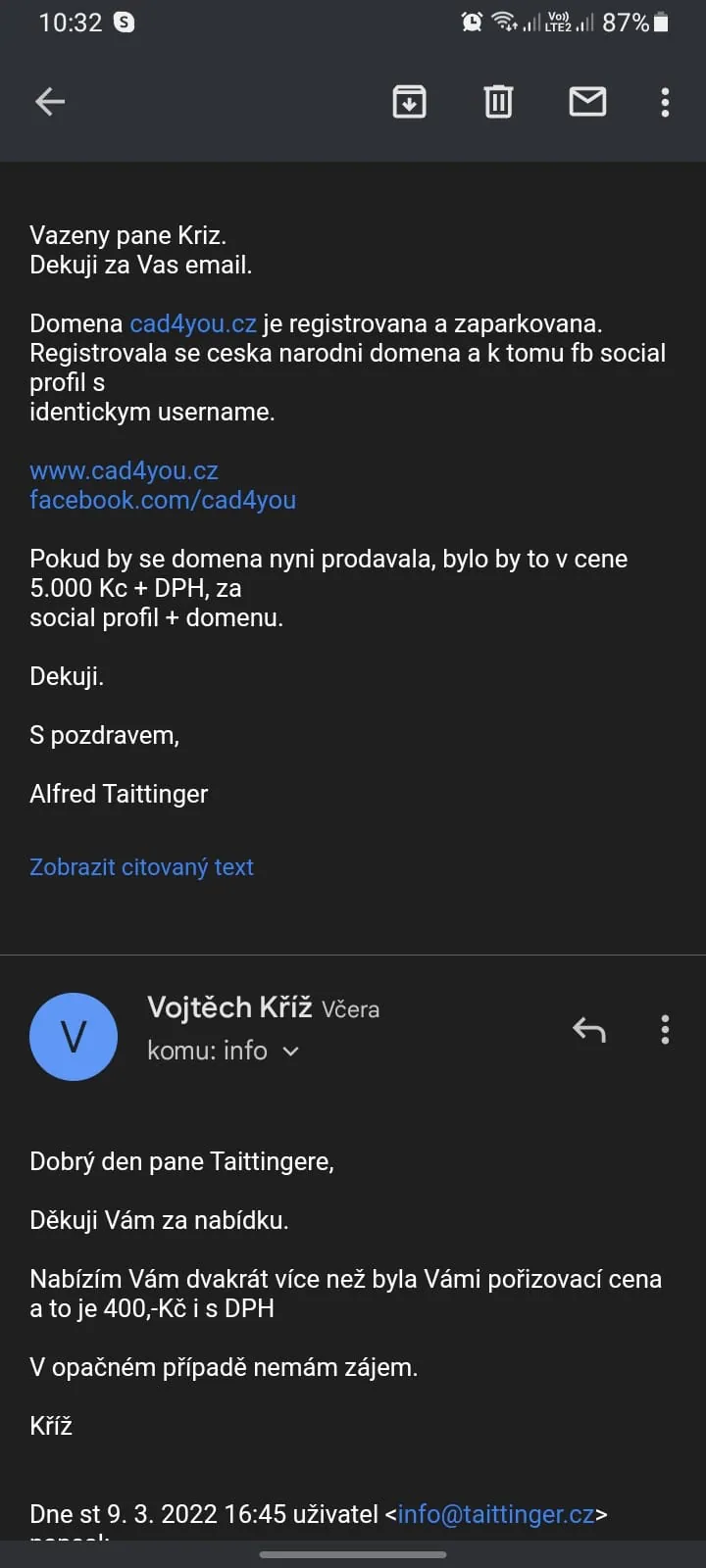 Cybersquatting - Taittinger