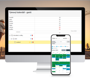 Docházkový systém pro stavební firmu