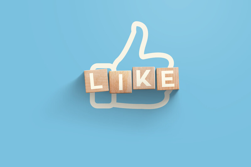 like na socialnich sitich