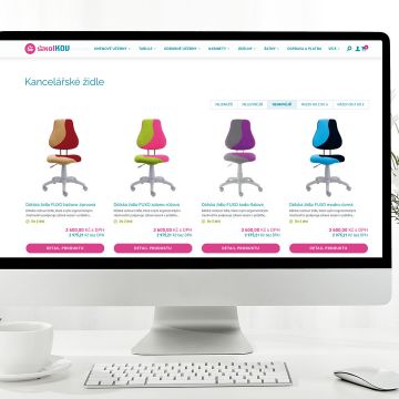 E-shop s nábytkem do škol a kanceláří