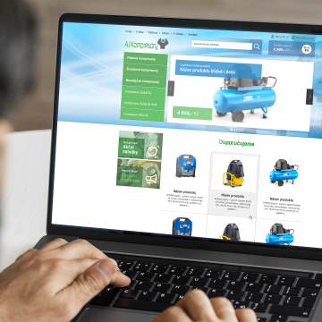 E-shop s širokou nabídkou kompresorů
