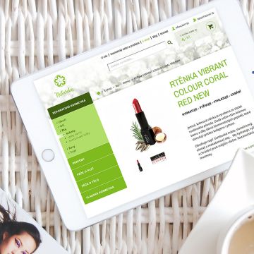 Jemný e-shop s přírodní kosmetikou