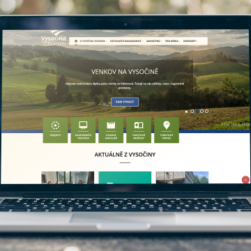 Domovský web Vysočina Tourism